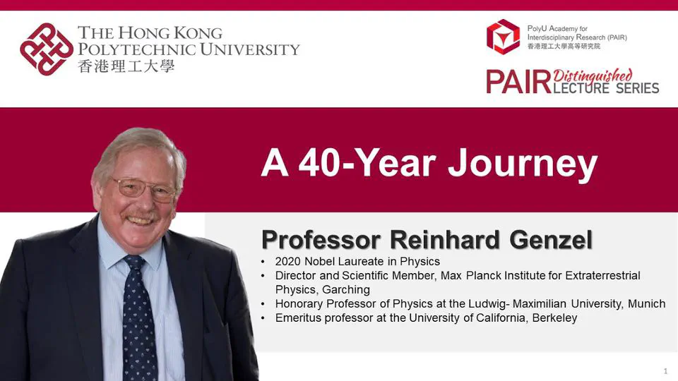 🌌 Honored to attend a lecture delivered the Nobel Laureate of Physics in 2020